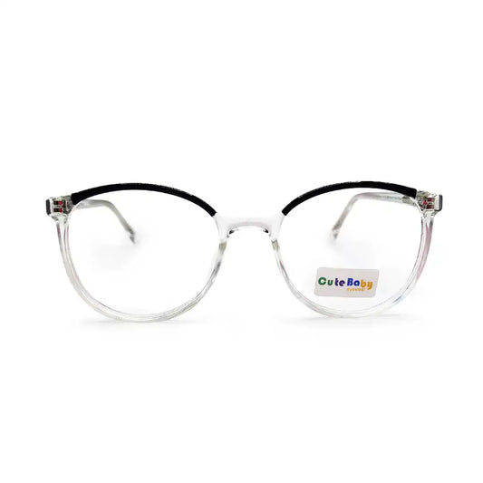 anteojos para niño marco transparente y negro
