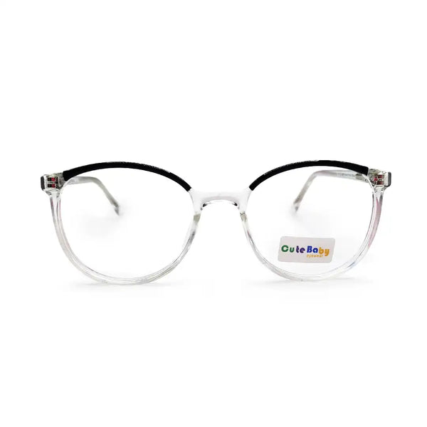 anteojos para niño marco transparente y negro