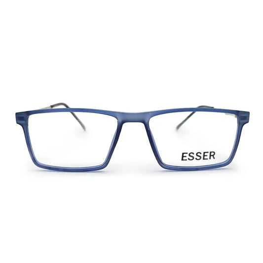 armazon de lentes para hombre azul mate