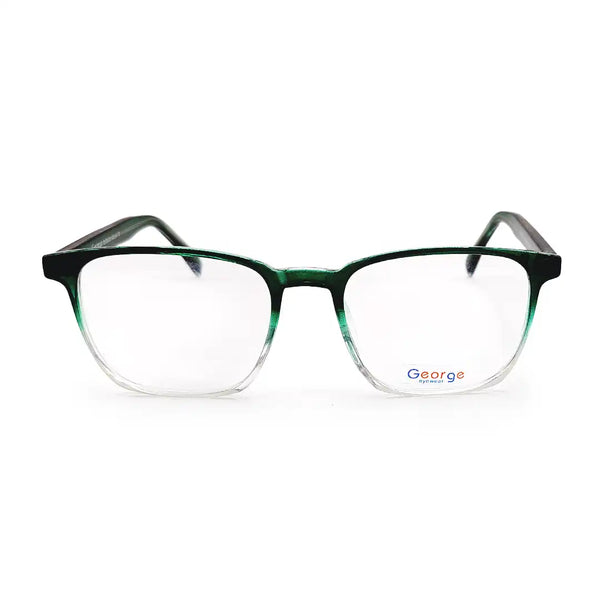 lentes marco verde transparente
